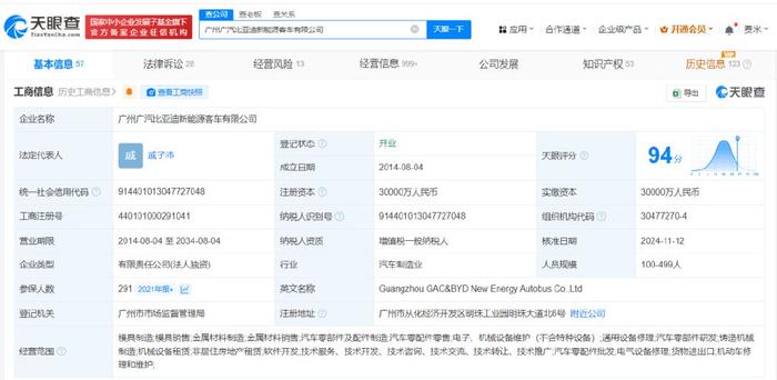 廣汽比亞迪新能源客車公司新帥上任，戚子沛法定代表人董事長一肩挑(圖3)