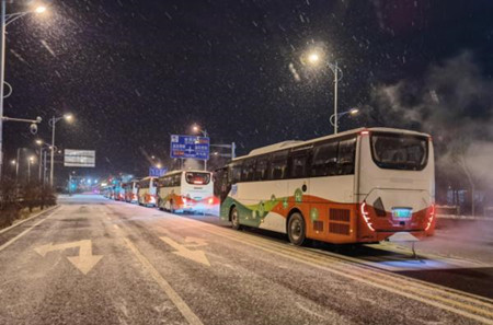 零故障零延誤零投訴！宇通氫燃料客車交出冬奧護(hù)航“綠色成績(jī)單”(圖2)